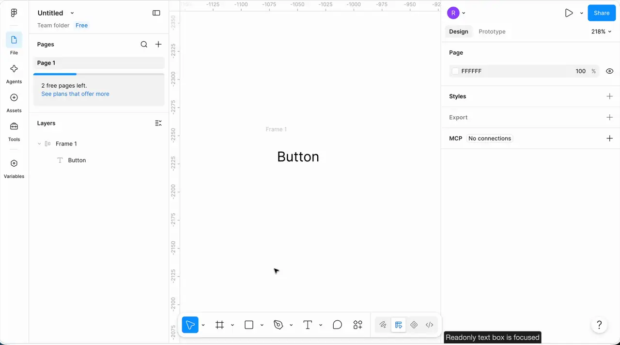 Adding a fill and corner radius to the button frame