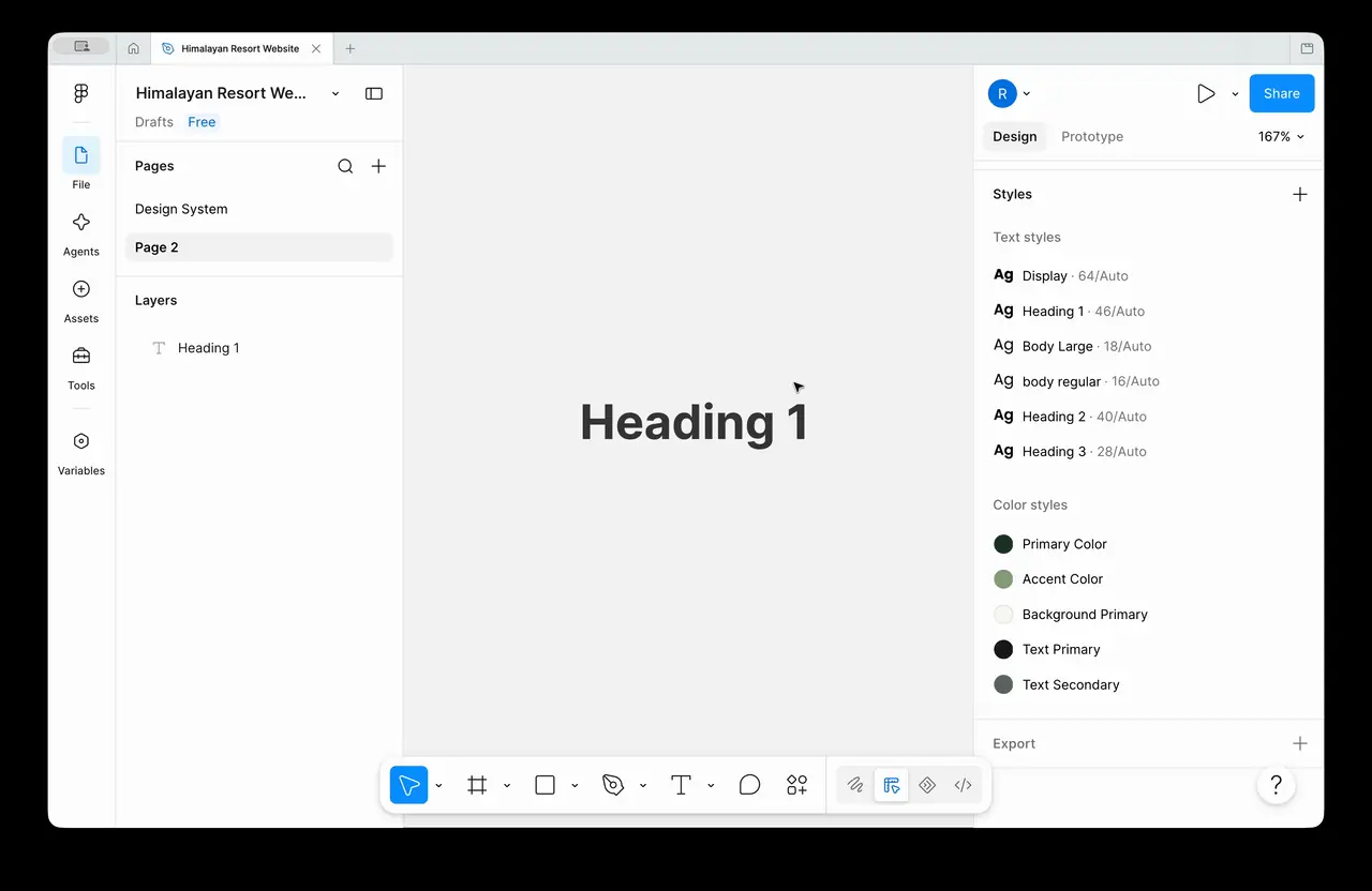 Creating a new text style from the styled text layer